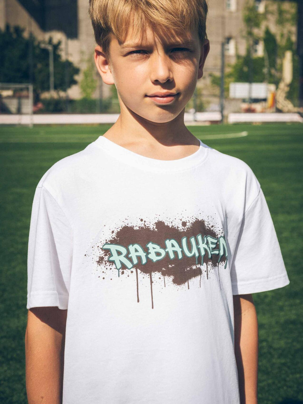 Kinder T-Shirt "Rabauken weiss"