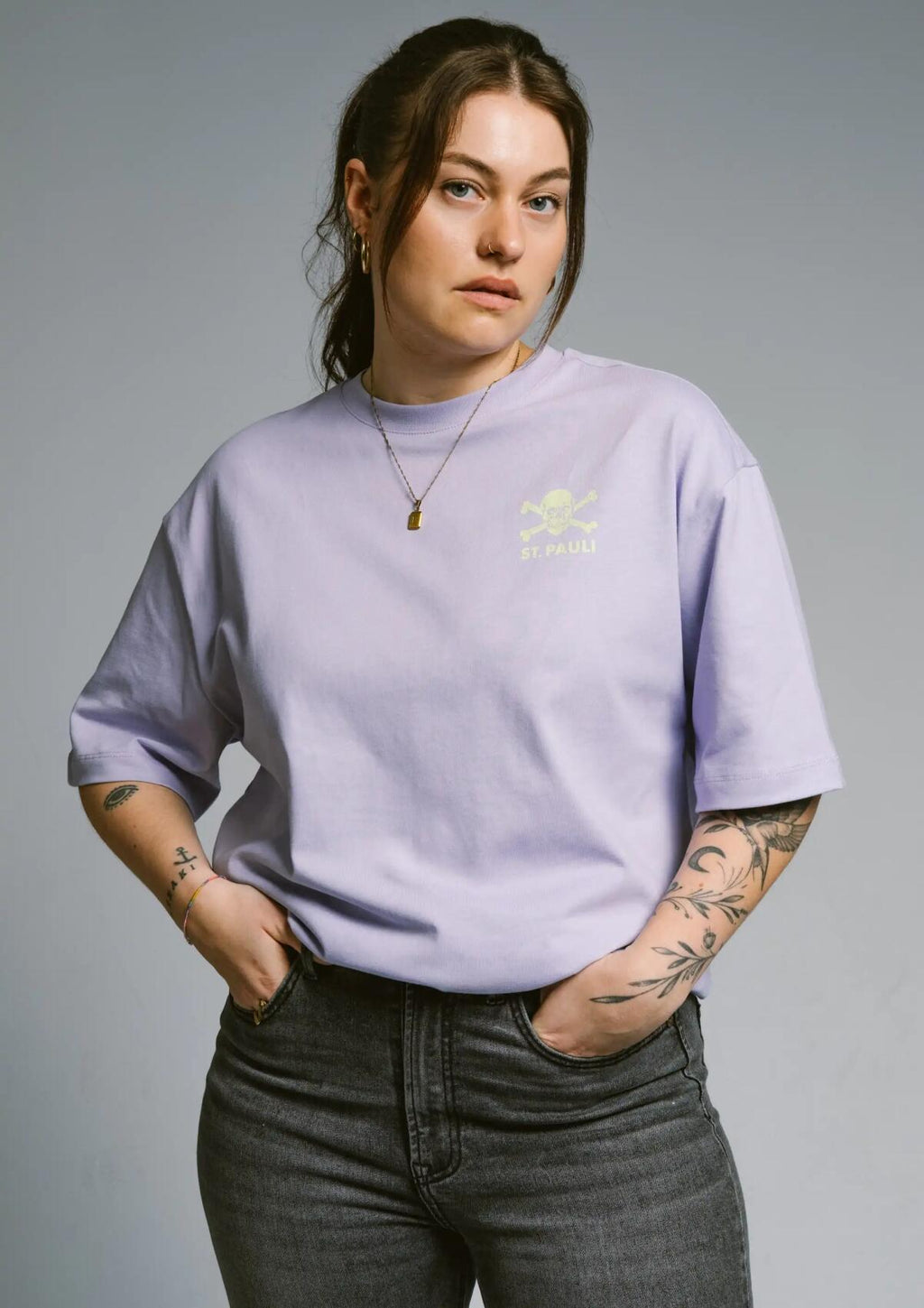 T-Shirt "Lavender / Lime"