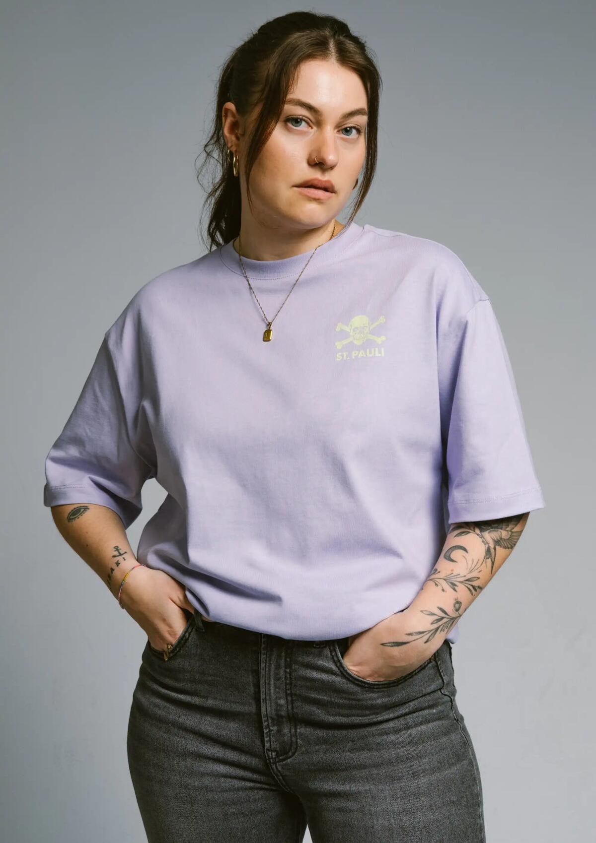 T-Shirt "Lavender / Lime"