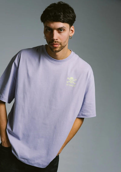 T-Shirt "Lavender / Lime"