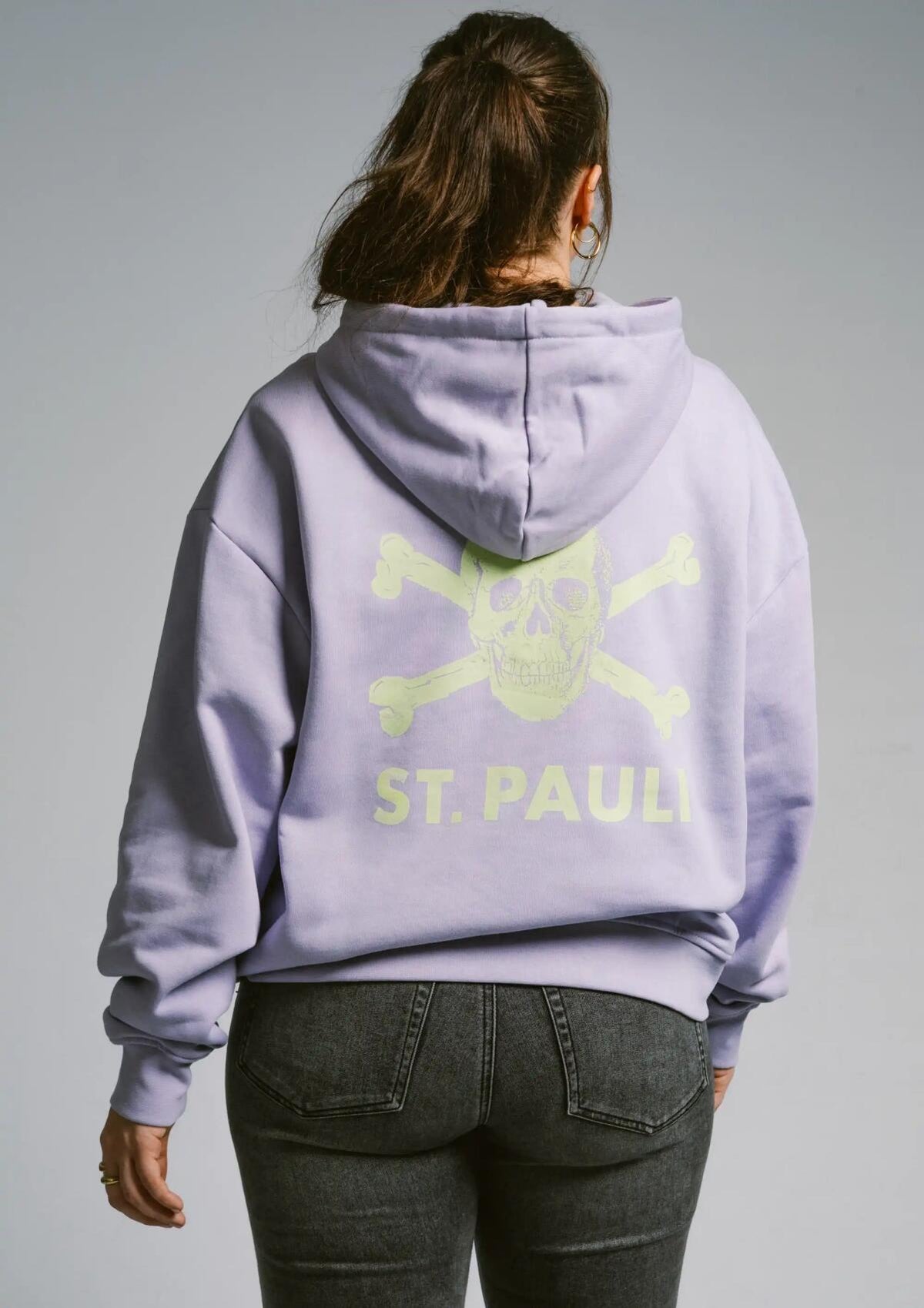 Kapuzenpullover "Lavender / Lime"