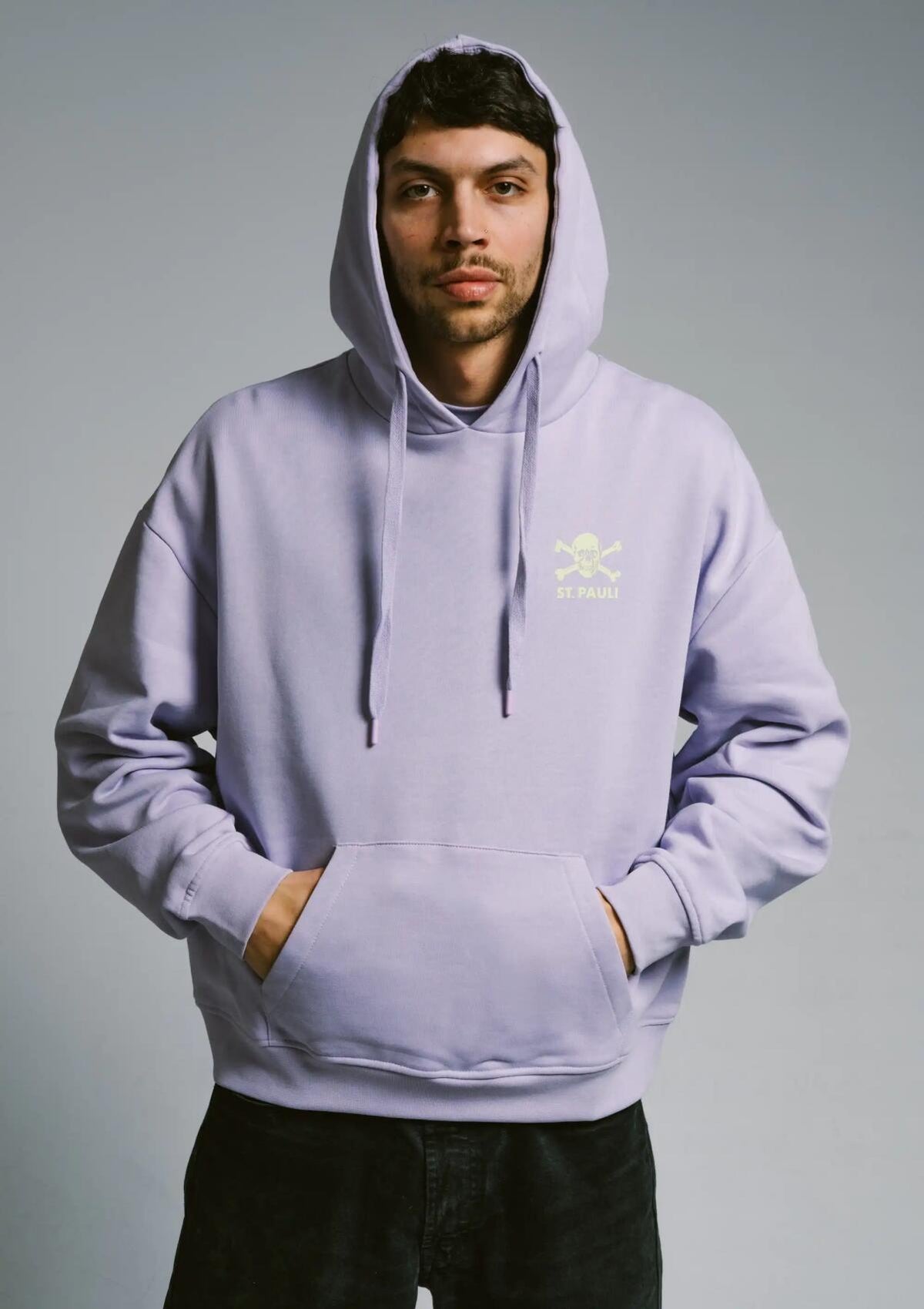 Kapuzenpullover "Lavender / Lime"