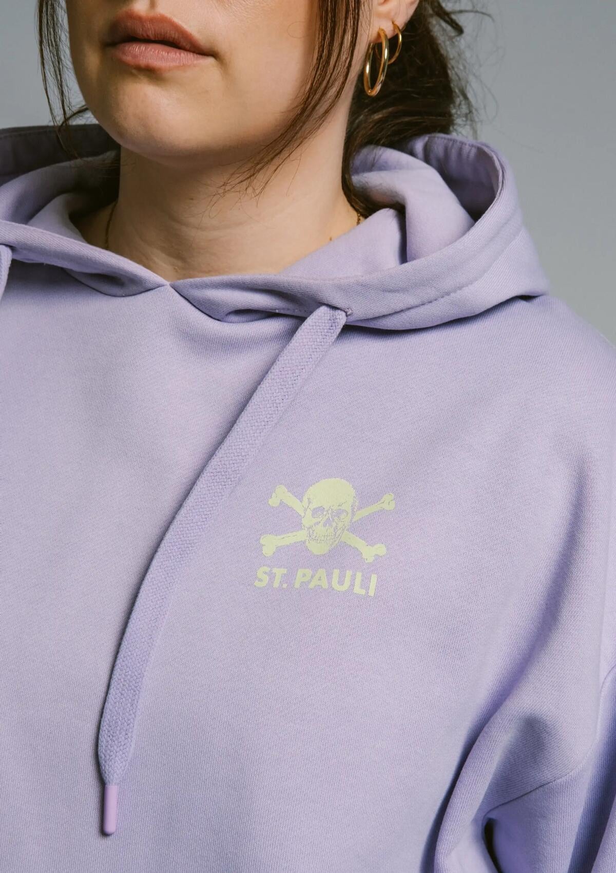 Kapuzenpullover "Lavender / Lime"