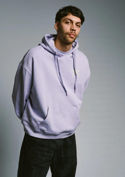 Kapuzenpullover "Lavender / Lime"