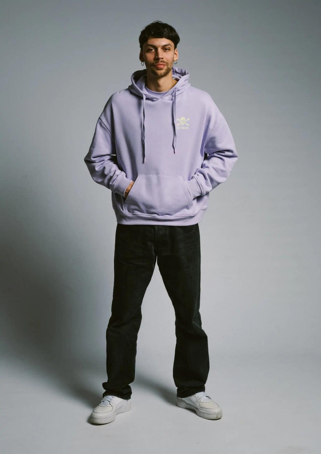 Kapuzenpullover "Lavender / Lime"