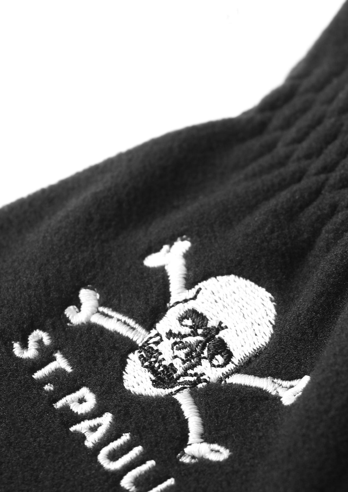 Handschuhe Totenkopf recycled Fleece