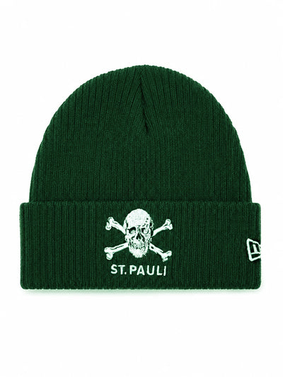 New Era Mütze Umschlag Totenkopf grün