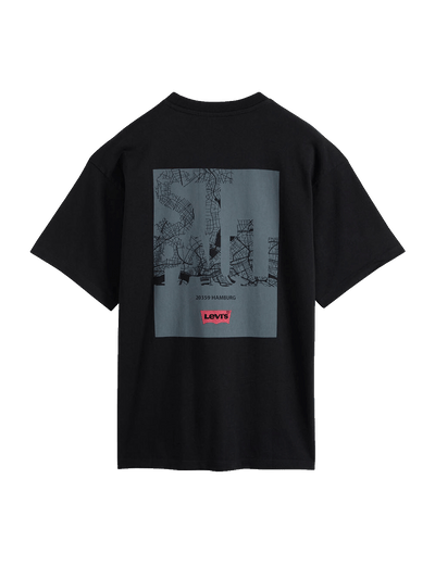 Levi’s x St. Pauli T-Shirt City Map schwarz