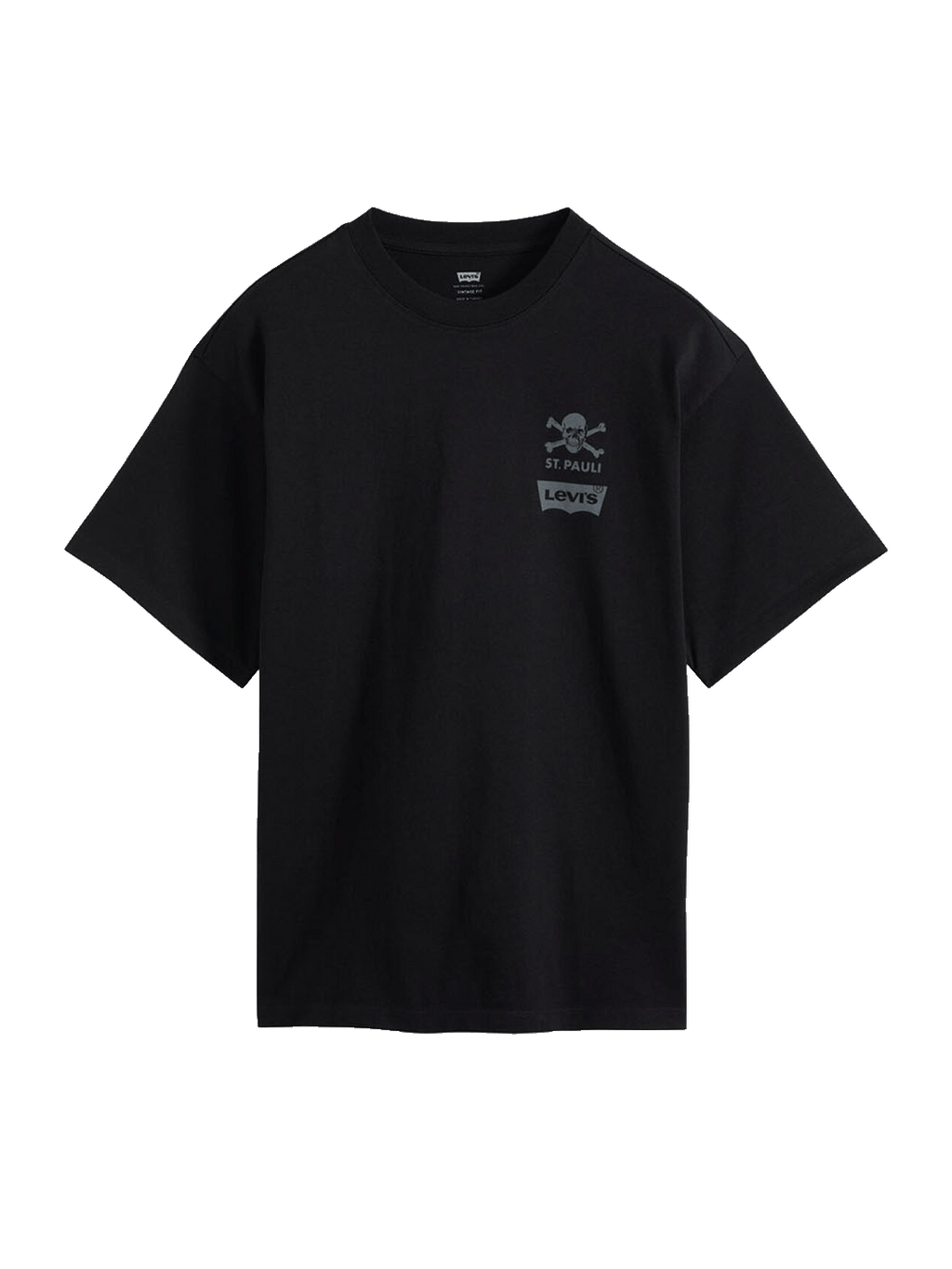 Levi’s x St. Pauli T-Shirt City Map schwarz