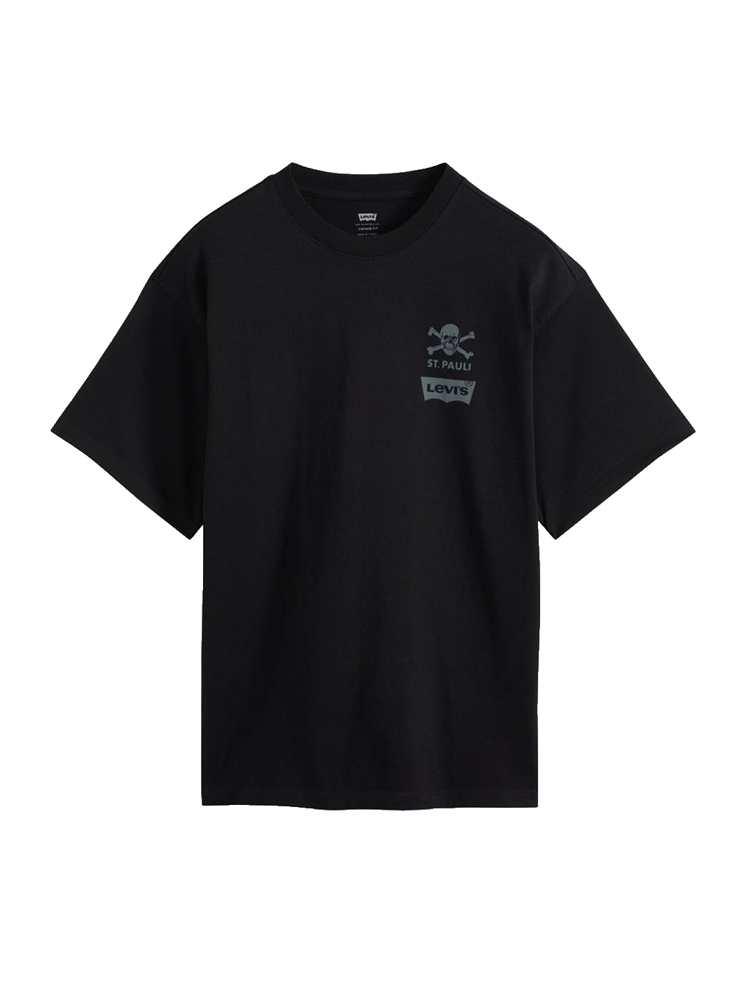 Levi’s x St. Pauli T-Shirt City Map schwarz