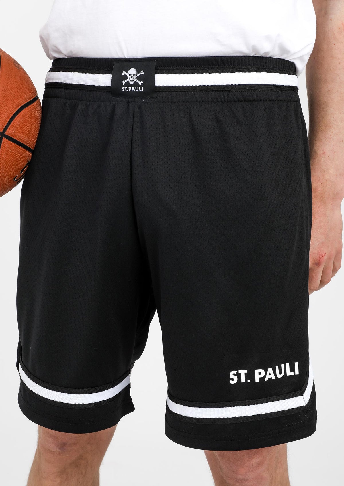 Basketball Shorts Totenkopf schwarz - Gallery