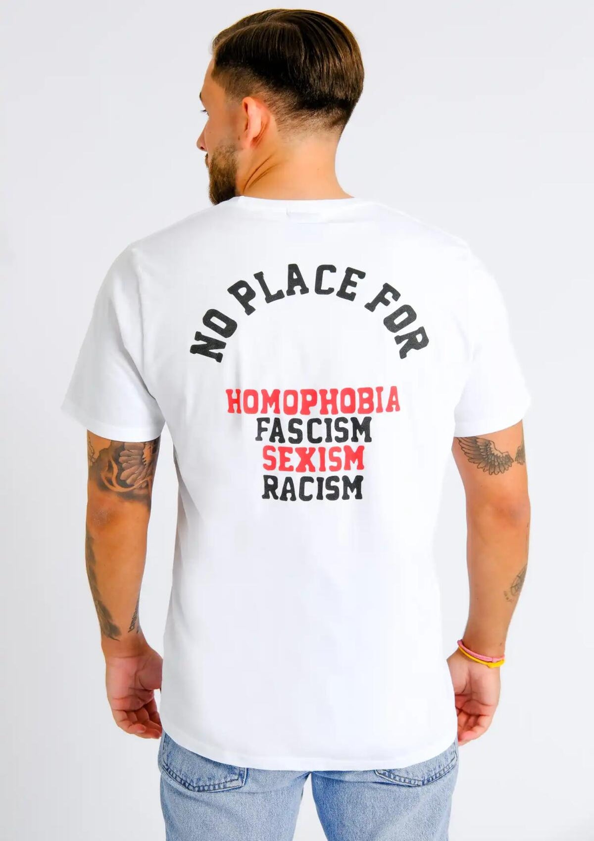T-Shirt No Place for - Weiß - Gallery