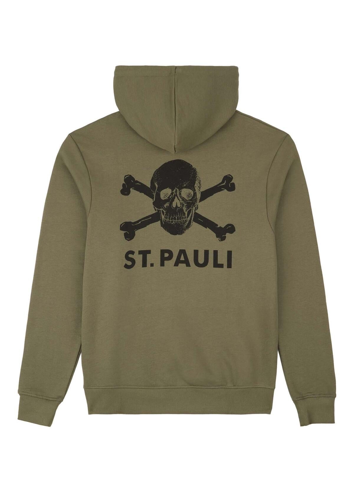 Kapuzenpullover "Black / Olive" - Gallery