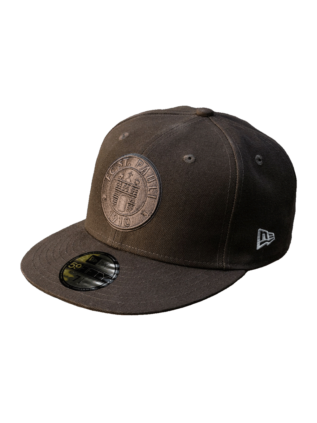 Kappe Logo 59fifty Braun