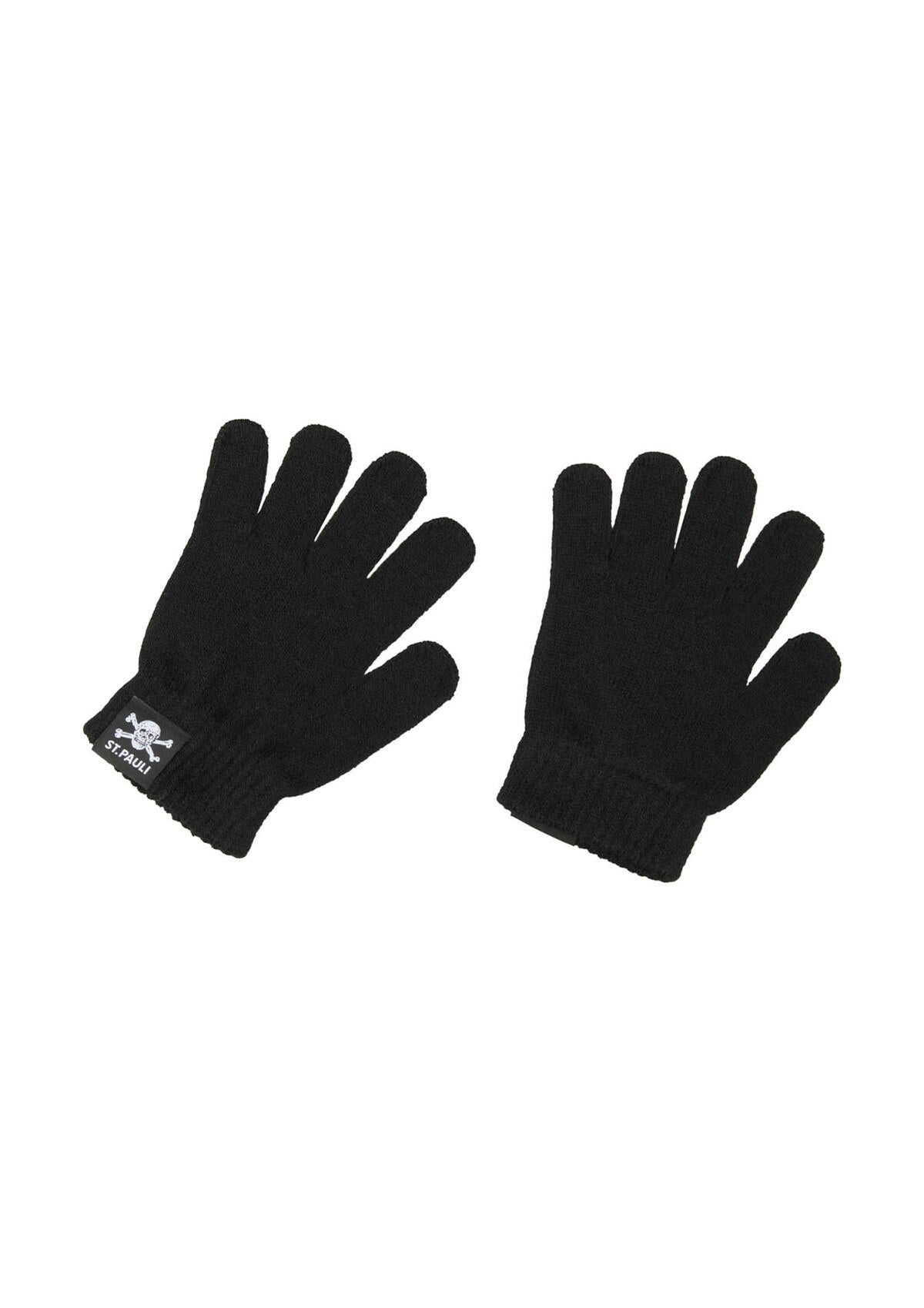 Kinder Mütze-Schal-Handschuhe-Set "Totenkopf" - Gallery