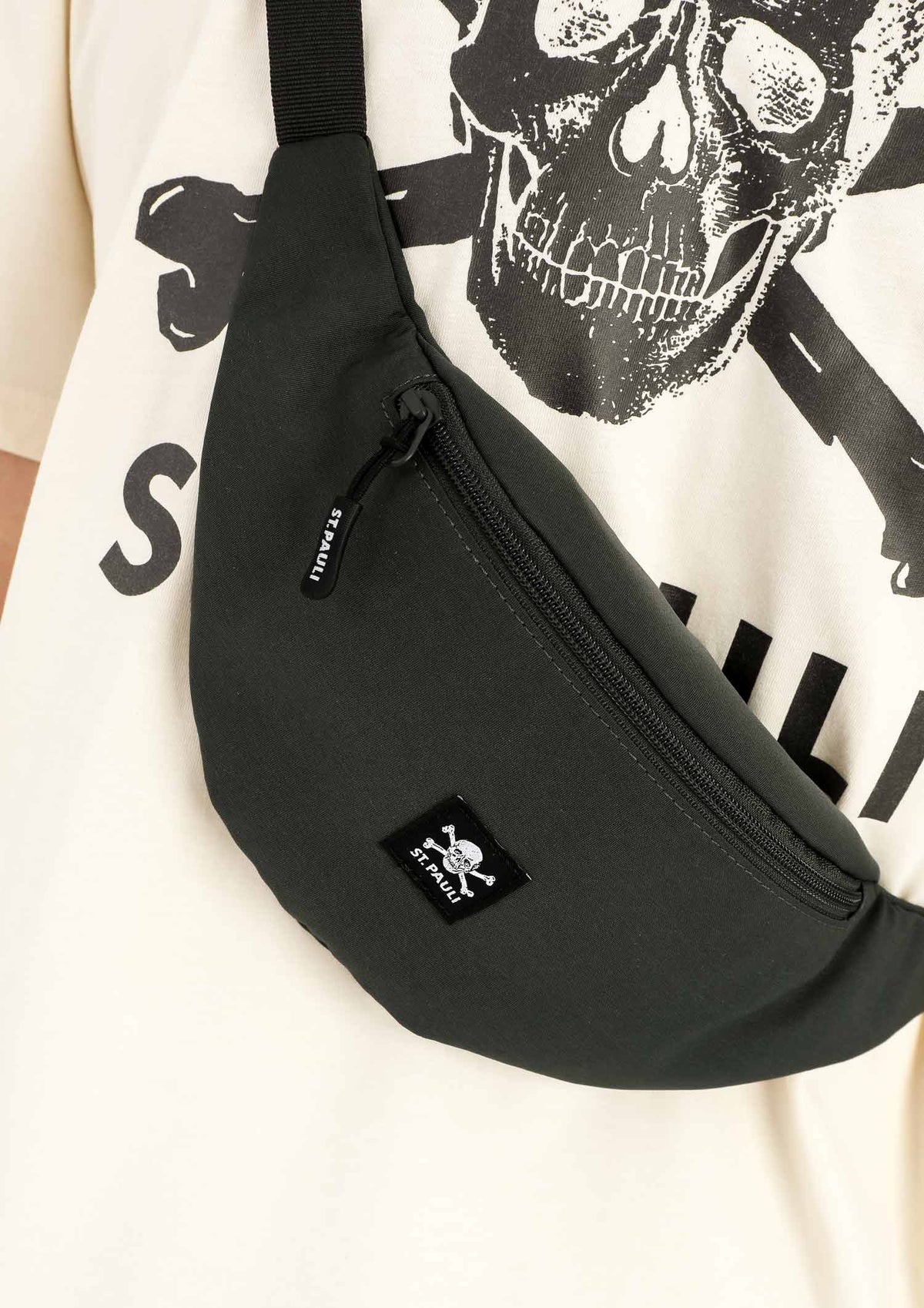 Bauchtasche "Totenkopf" dunkelgrün - Gallery