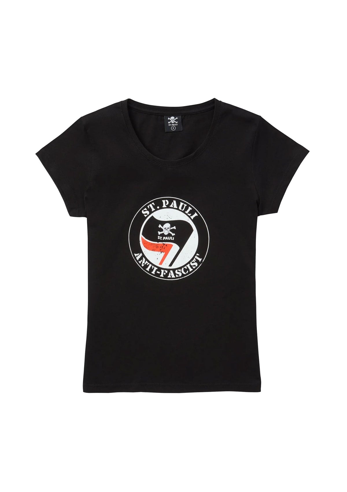 T-Shirt - tailliert "Anti Fascist Schwarz" - Cover