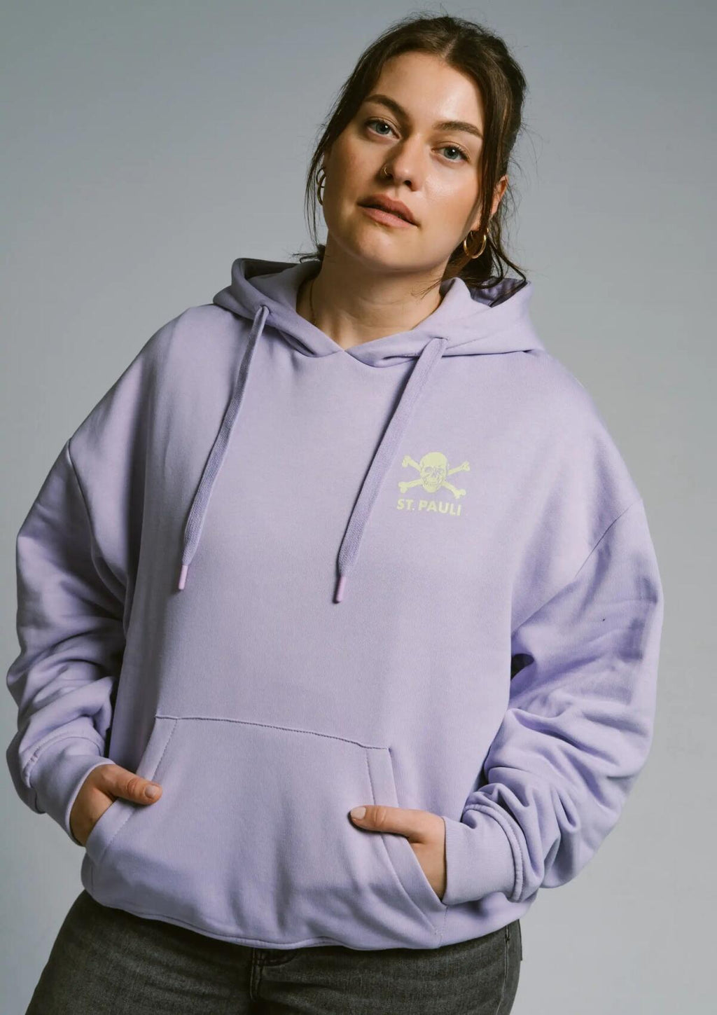 Kapuzenpullover "Lavender / Lime" - Gallery