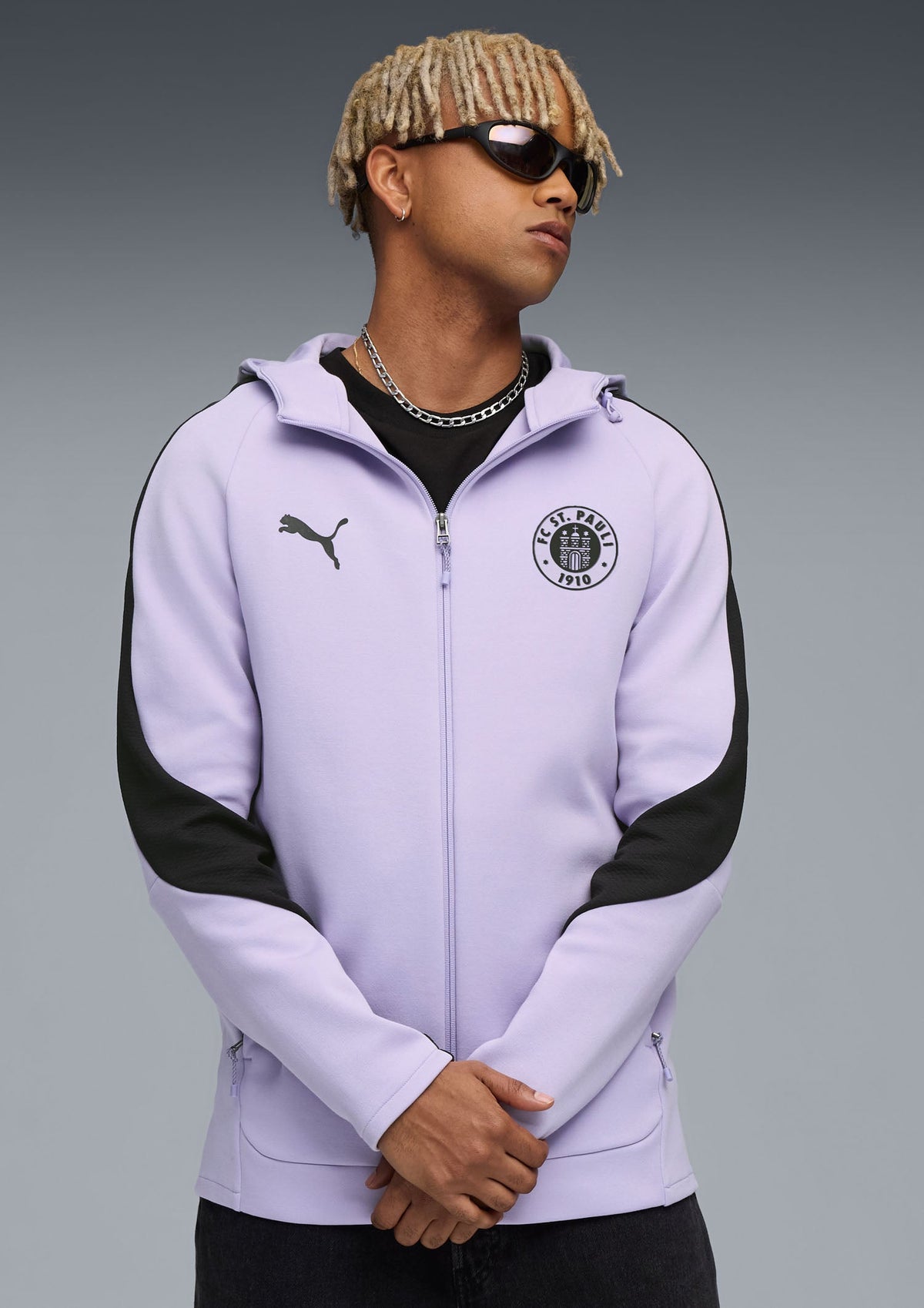 Puma - Kapuzenjacke Team violett 2025-26 - Gallery