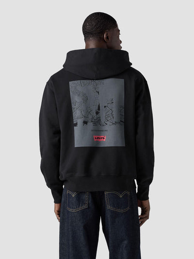 Levi’s x St. Pauli Hoodie City Map schwarz