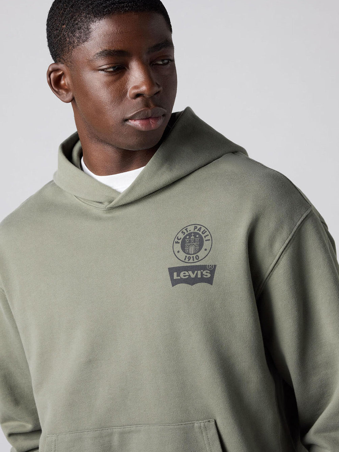 Levi’s x St. Pauli Hoodie Millerntor Olive