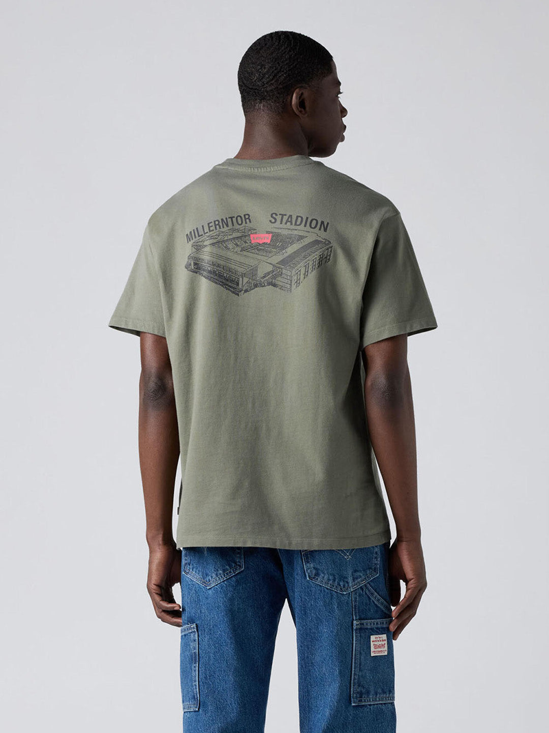 Levi’s x St. Pauli T-Shirt Millerntor Olive