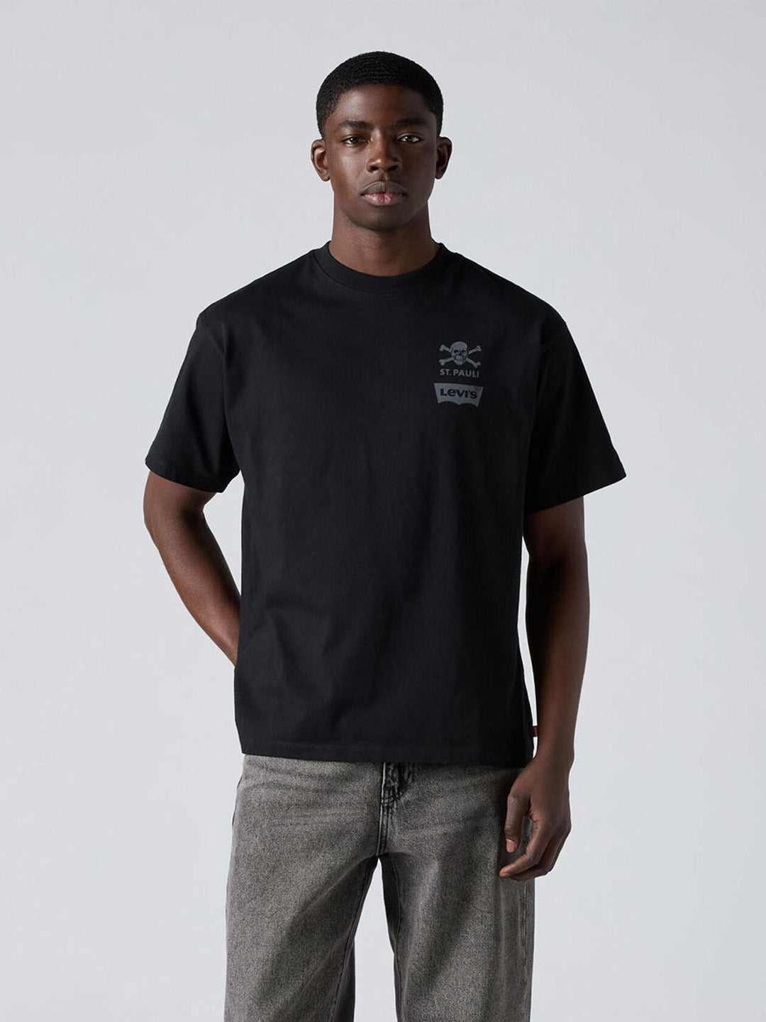 Levi’s x St. Pauli T-Shirt City Map schwarz