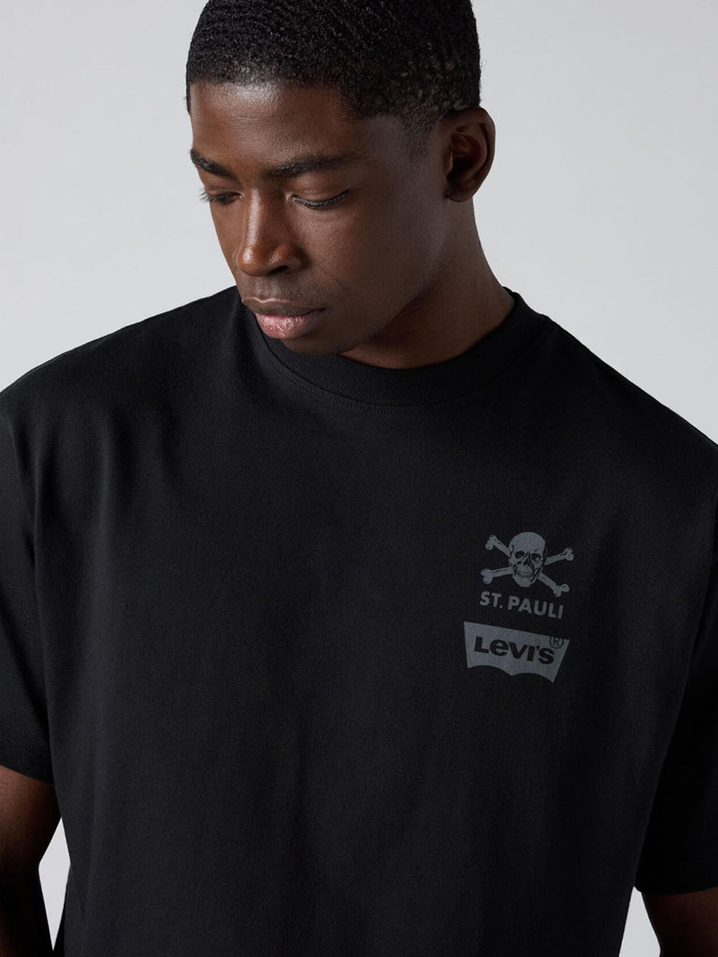 Levi’s x St. Pauli T-Shirt City Map schwarz