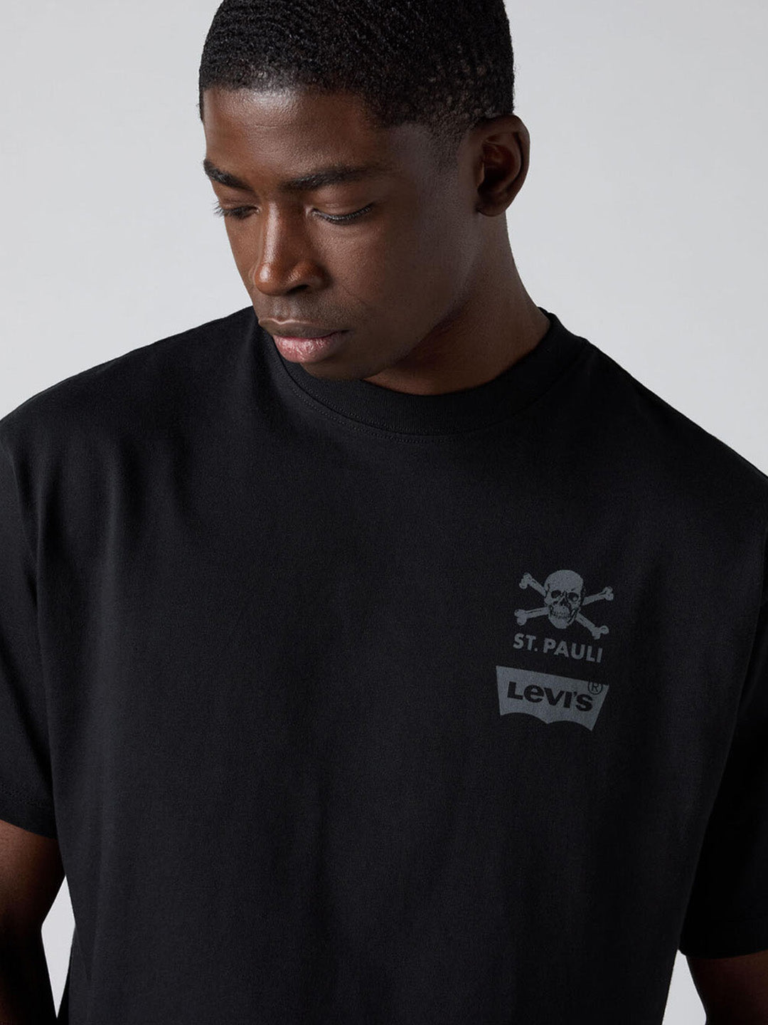 Levi’s x St. Pauli T-Shirt City Map schwarz