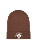 Mütze Logo "braun / off white"