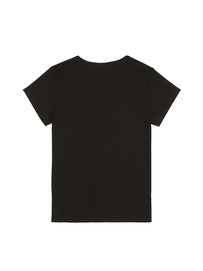 T-Shirt "Back in Black" tailliert