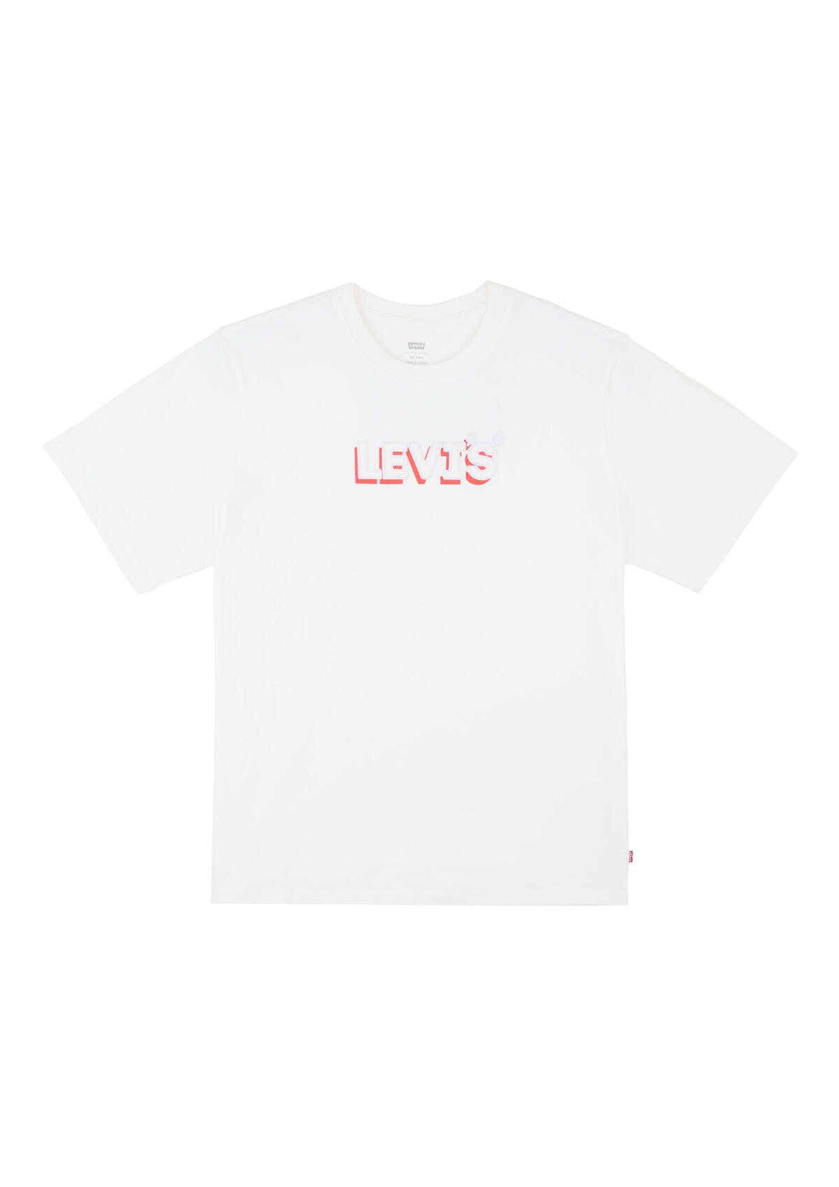 SS RELAXED FIT TEE WHITES  - weiss