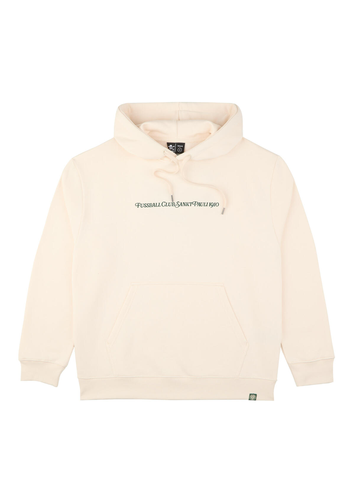 Kapuzenpullover "Fussball Club 1910" creme