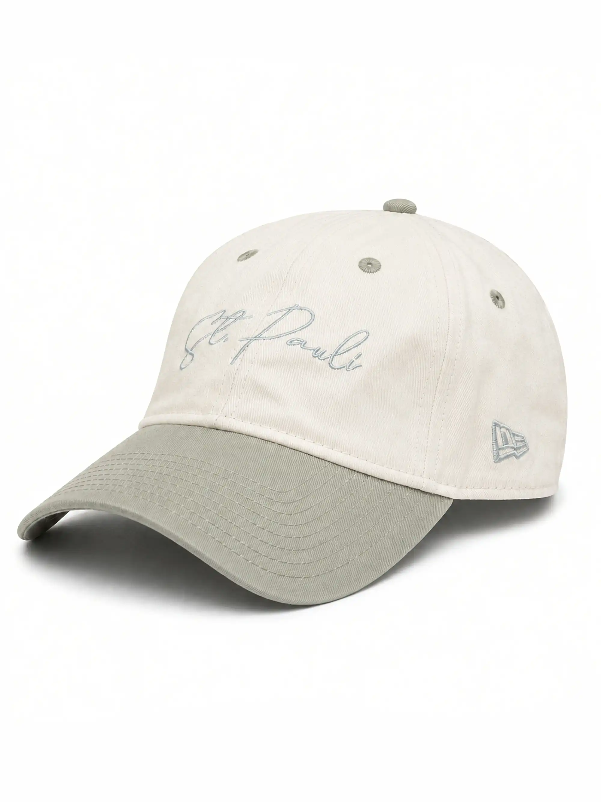 New Era Kappe Dad Creme mint St. Pauli