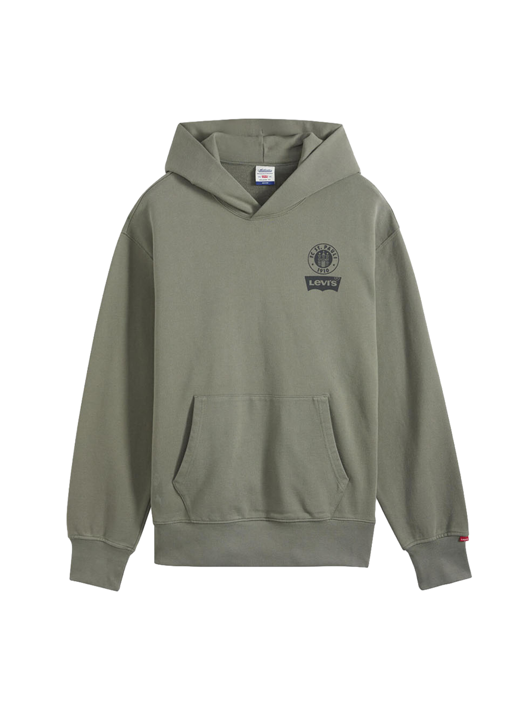 Levi’s x St. Pauli Hoodie Millerntor Olive