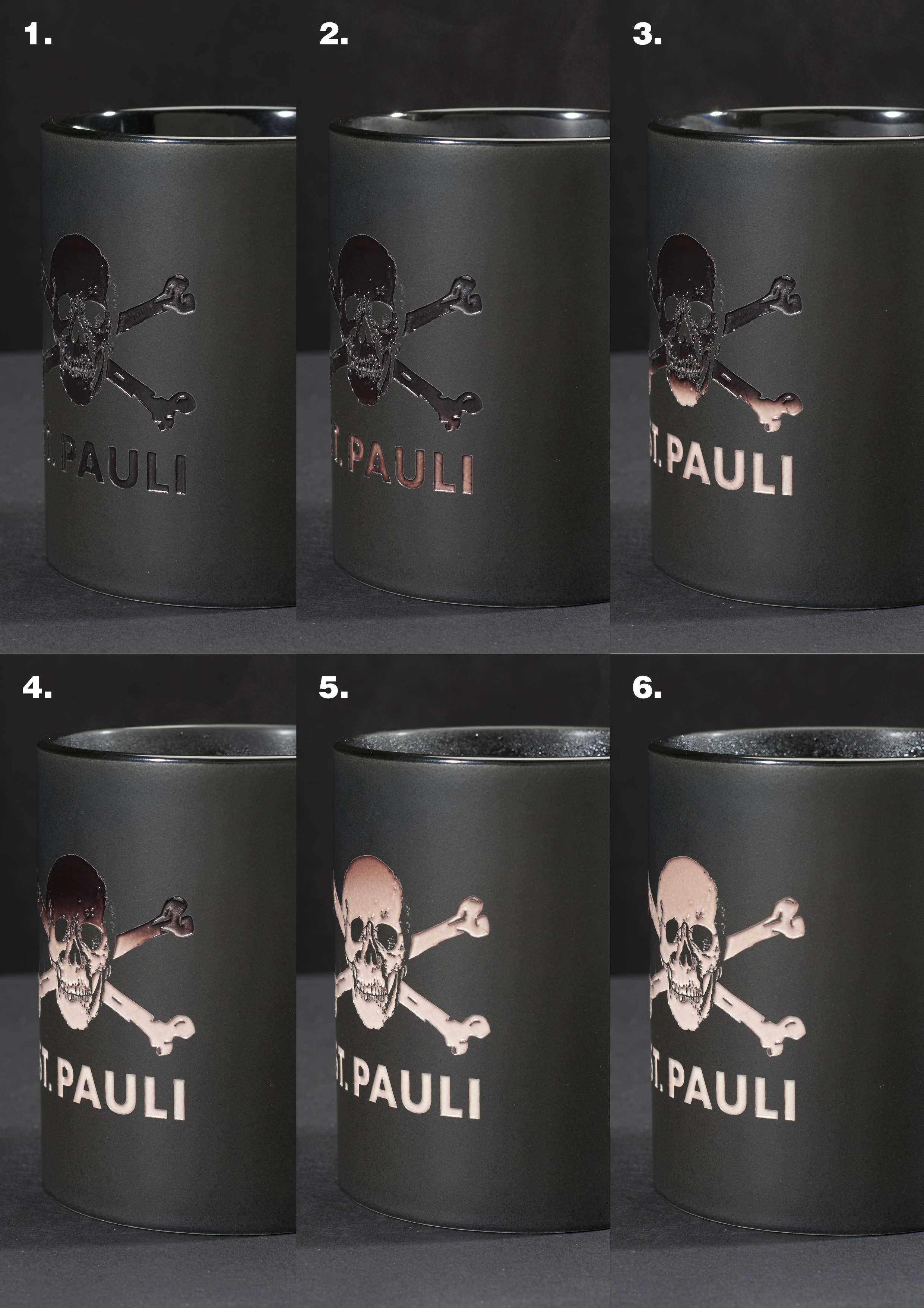 Kaffeebecher Totenkopf Magic