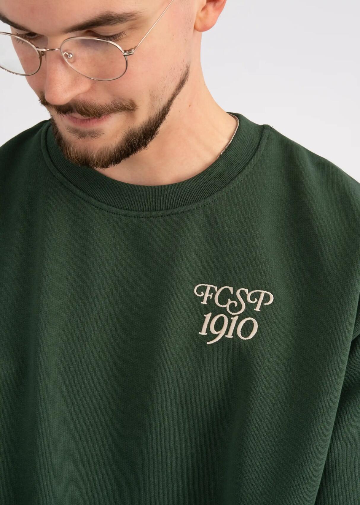 Sweater "Fussball Club 1910" grün