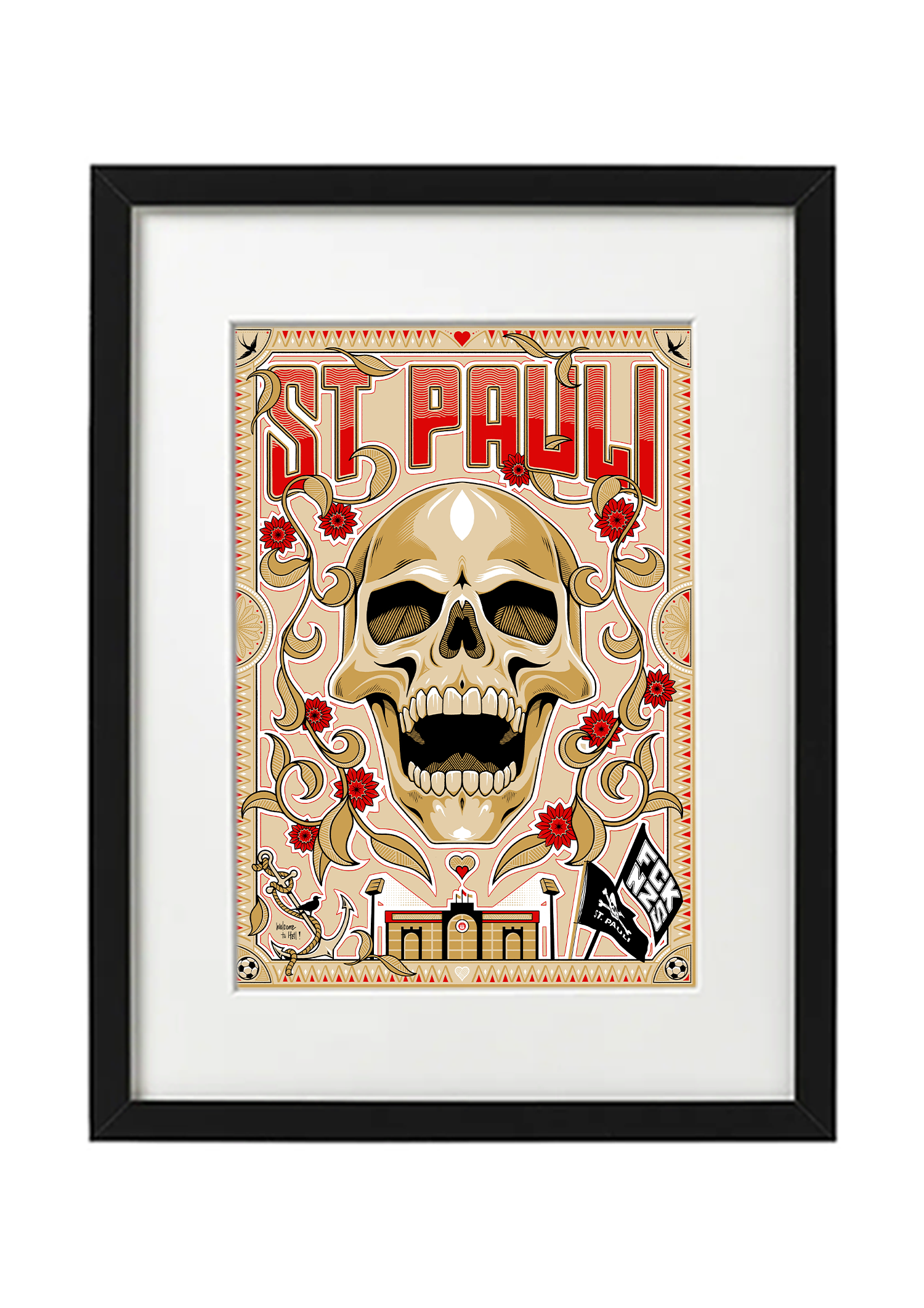 Art print #10: Print-ciples of FC St. Pauli 