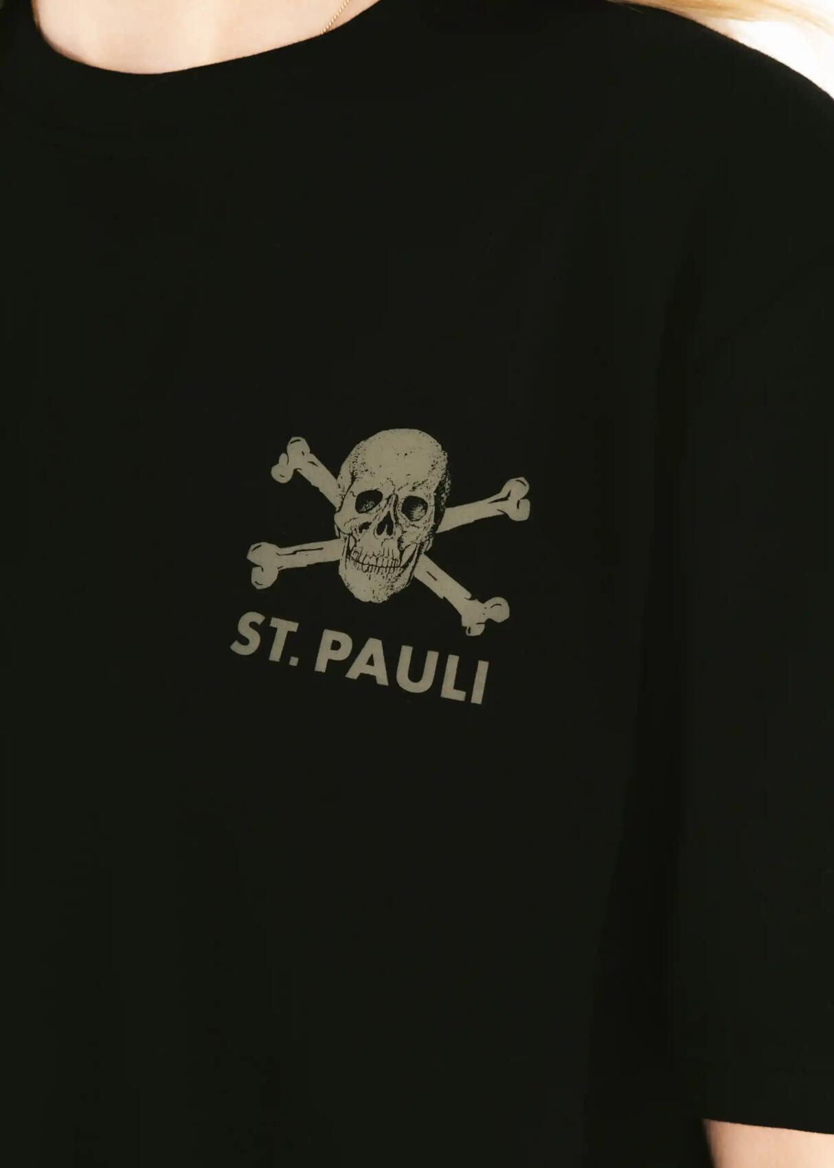 T-Shirt "Black / Olive" schwarz