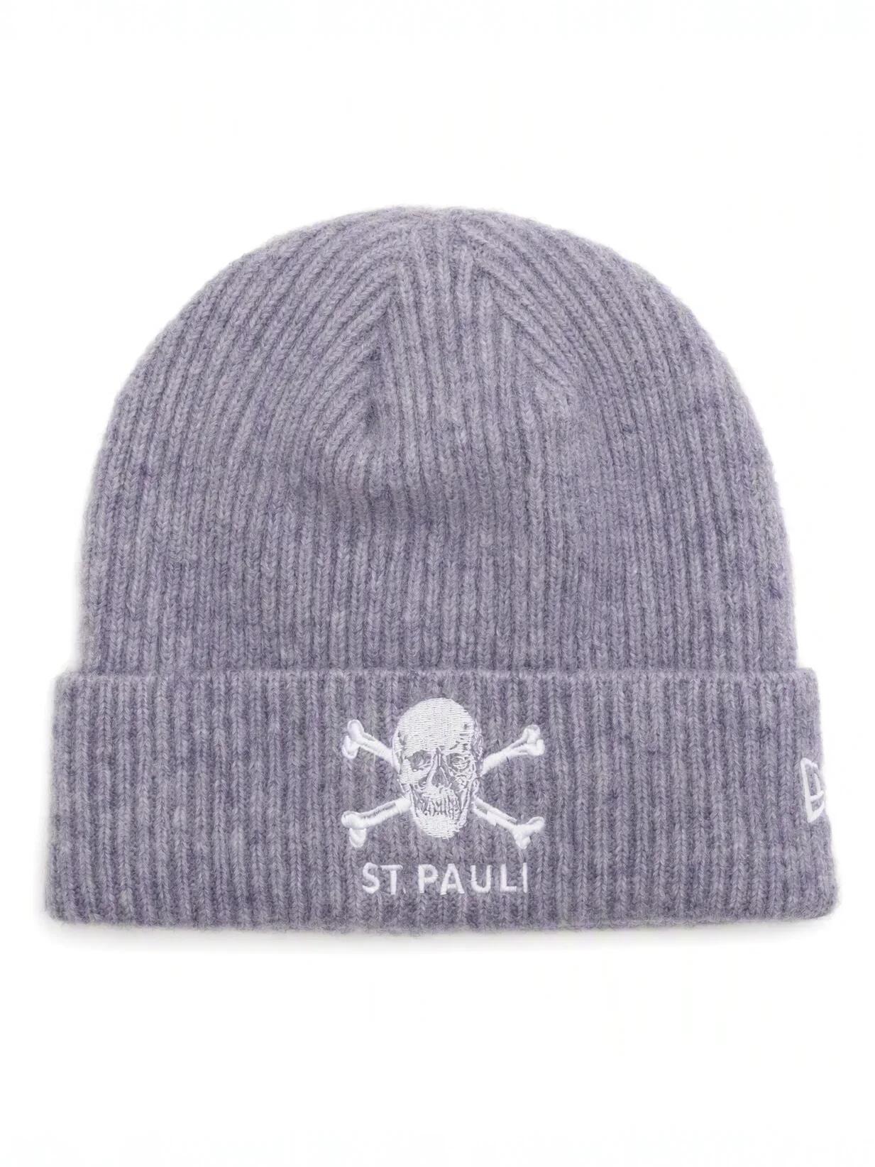 New Era Mütze Umschlag Totenkopf lila