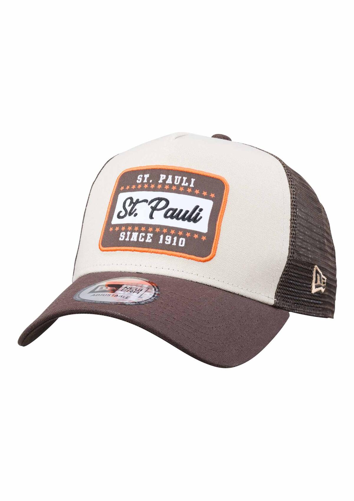 Kappe New Era Trucker "beige-braun"