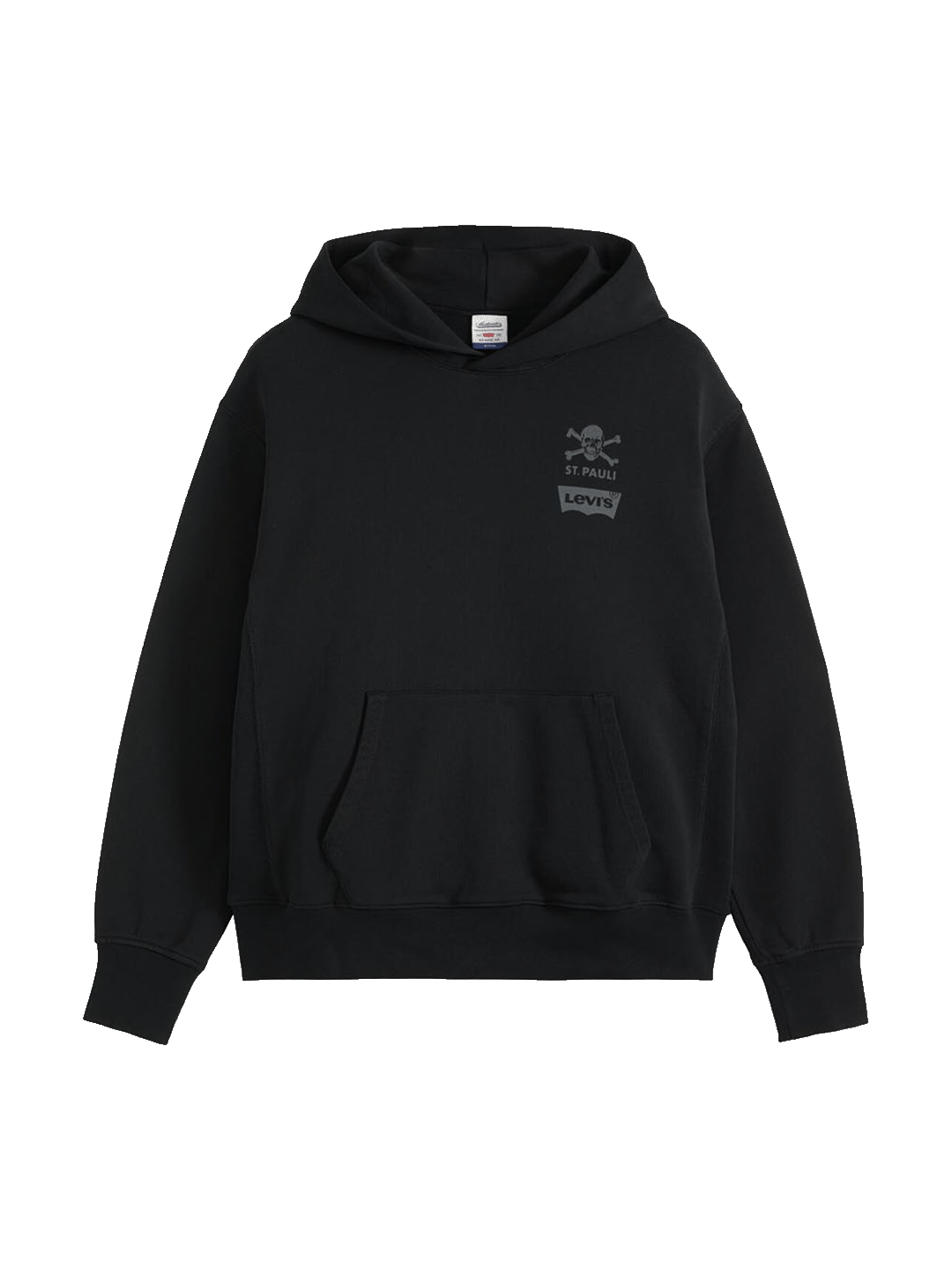 Levi’s x St. Pauli Hoodie City Map schwarz