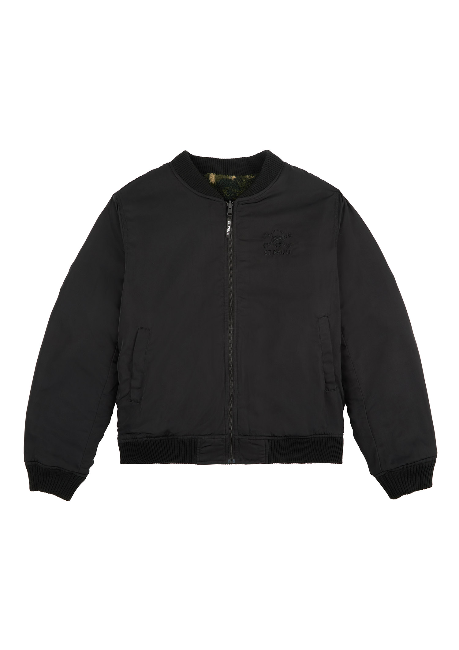 Wende-Bomberjacke "Skullouflage"