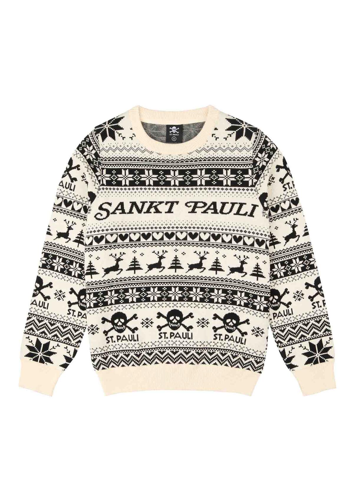 Weihnachtspullover - Totenkopf 2025