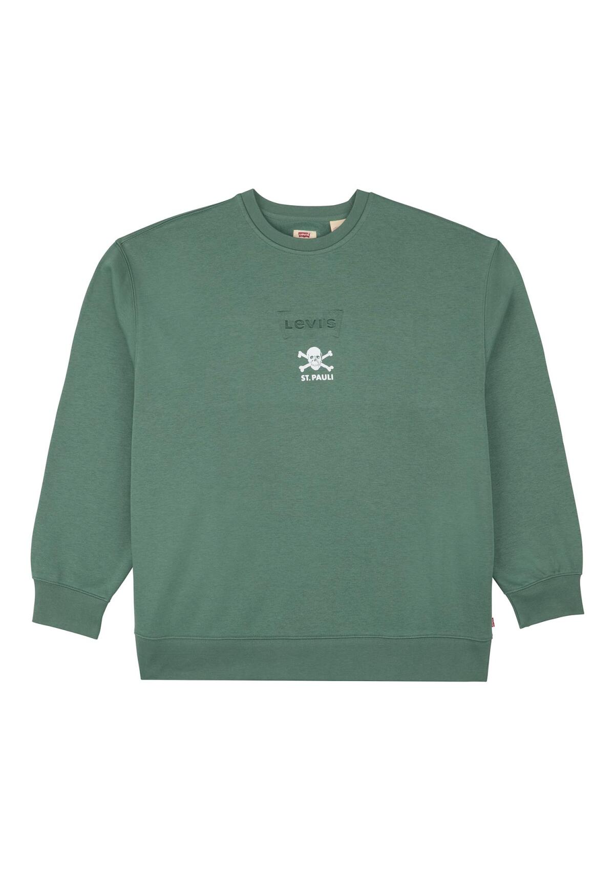 Levi's x FCSP Sweatshirt Totenkopf grün