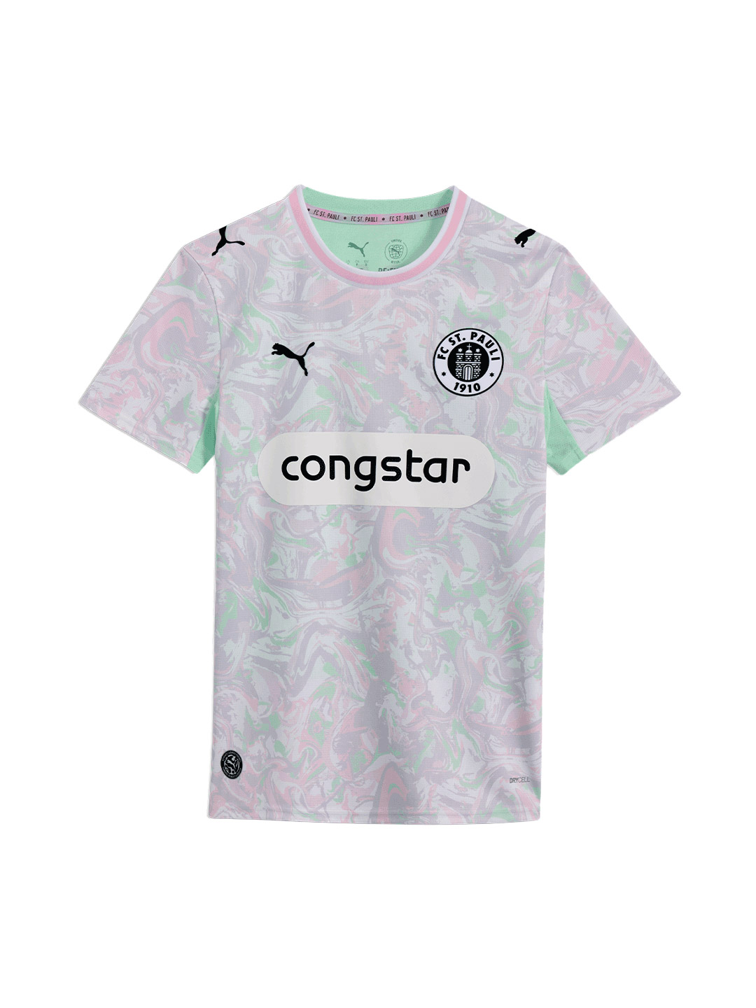 Puma - Kinder Trikot Drei pink-mint 2026-27