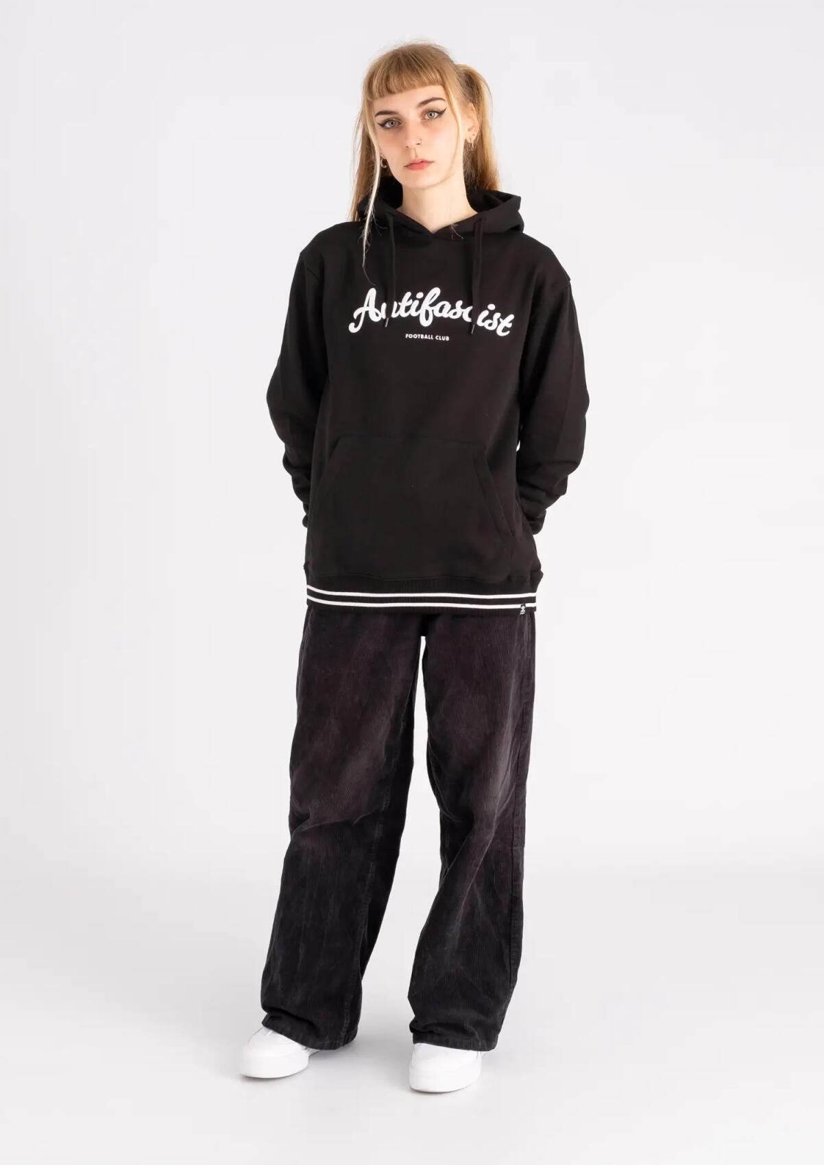 Kapuzenpullover "Antifascist Script"