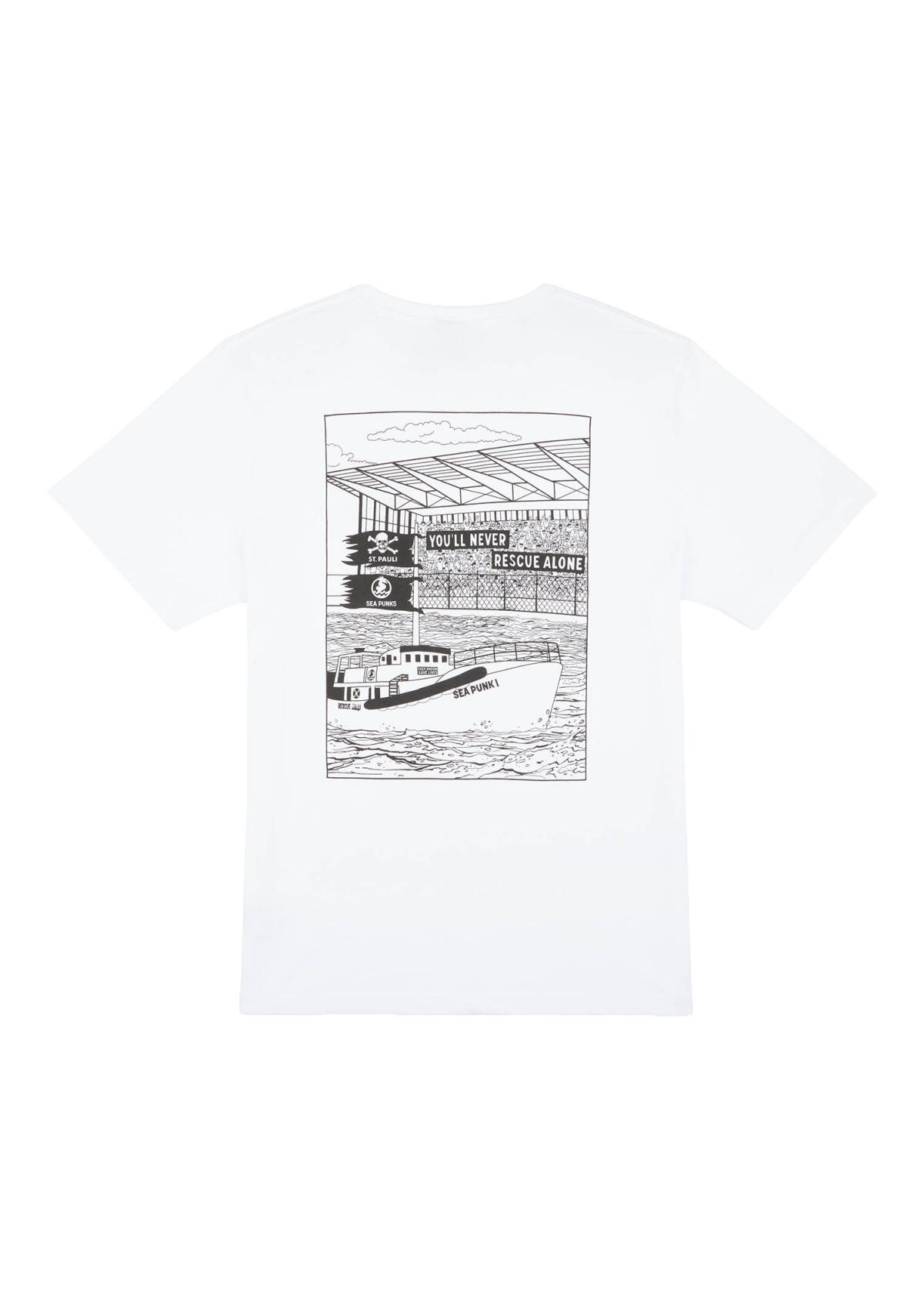 T-Shirt FCSP x Sea Punks weiss                     
