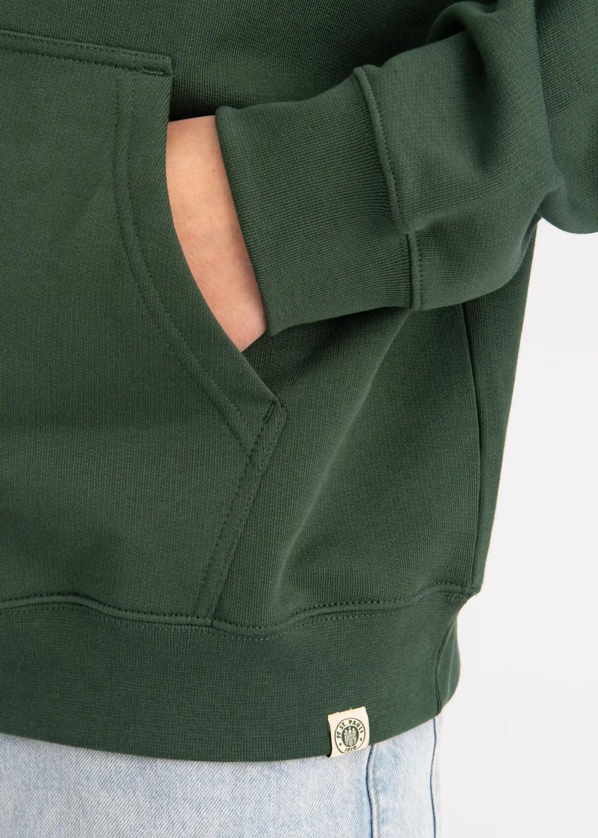 Kapuzenpullover "Fussball Club 1910" grün