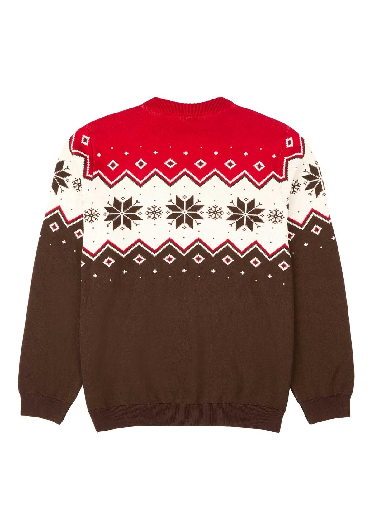 Weihnachtspullover - Logo braun 2025